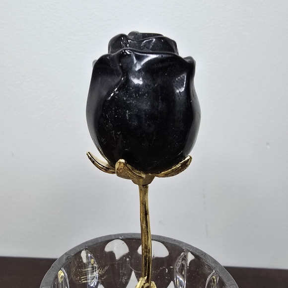 Obsidian Crystal Rose - Picture 3 of 11